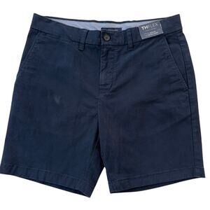 Tommy Hilfiger TH Flex 7” Shorts Dark Blue Mens Size 31W